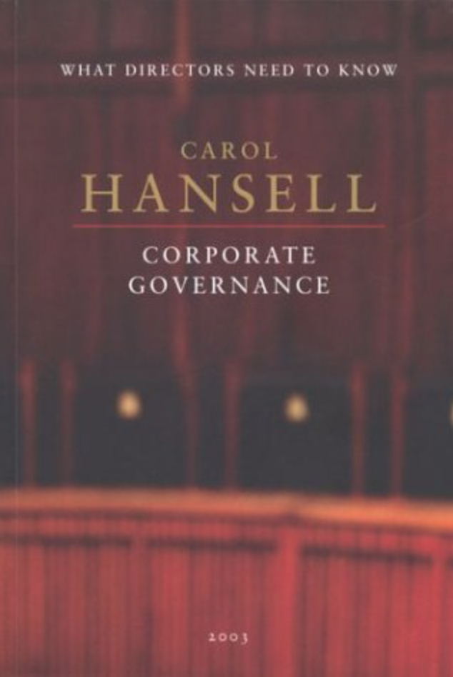 What Directors Need to Know: Corporate Governance – Hansell McLaughlin ...